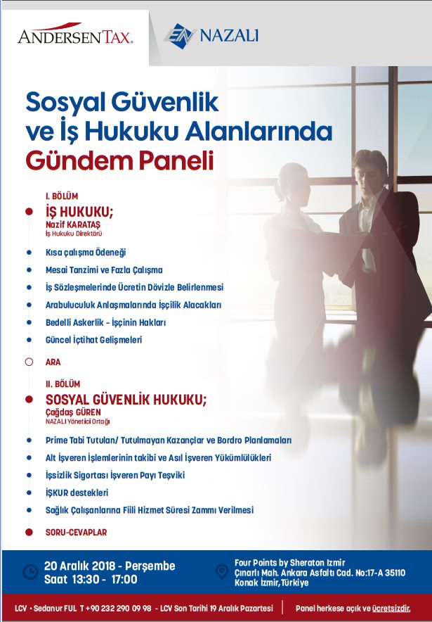 SOSYAL GÜVENLİK VE İŞ HUKUKU’NDA GÜNDEM PANELİ